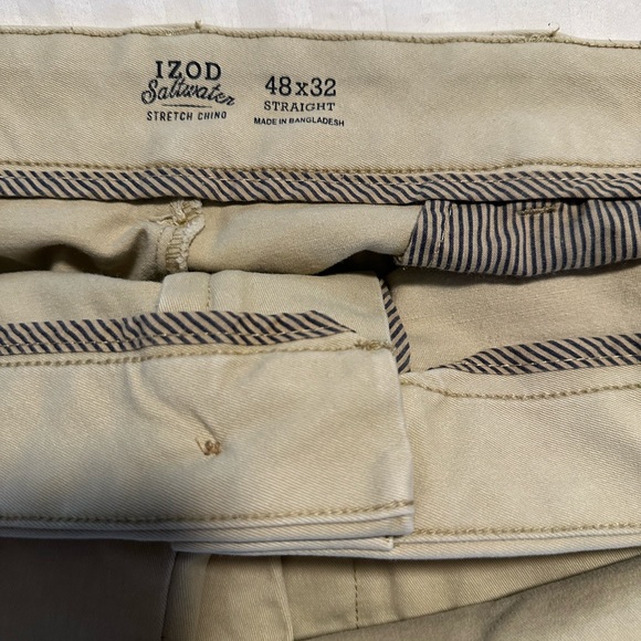 Izod Saltwater Khaki Pants - Picture 2 of 4